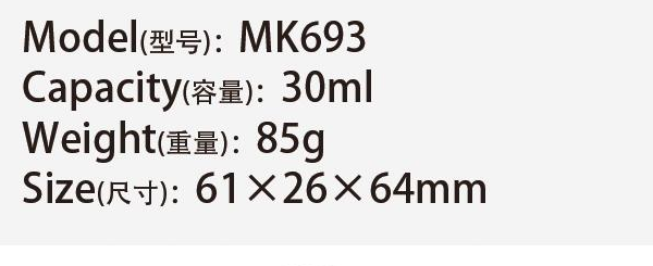 Original catalog specifications for MK693