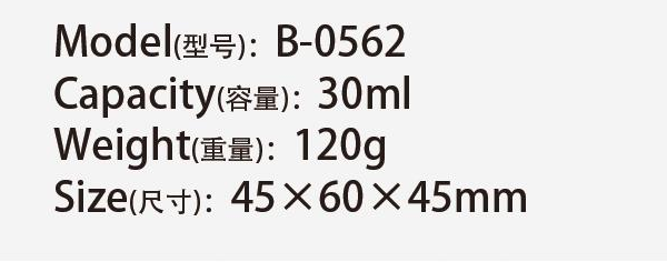 Original catalog specifications for B-0562