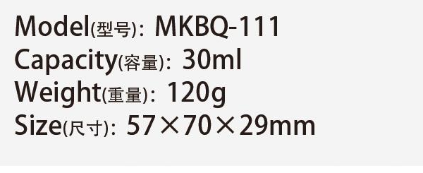 Original catalog specifications for MKBQ-111