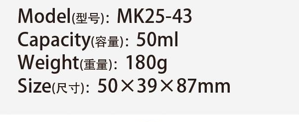 Original catalog specifications for MK25-43