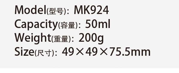 Original catalog specifications for MK924
