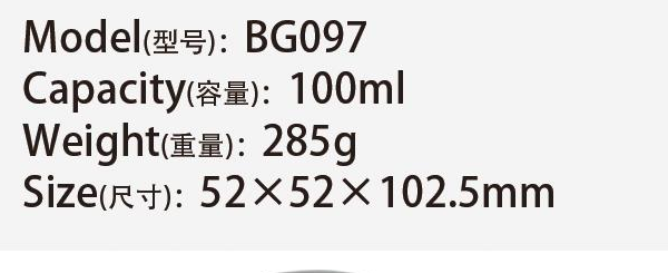 Original catalog specifications for BG097